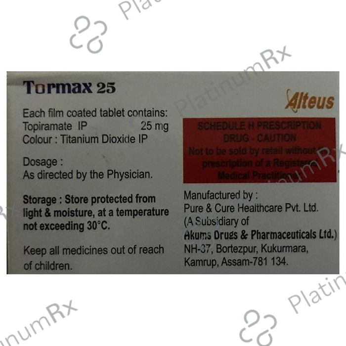 Tormax 25 Tablet