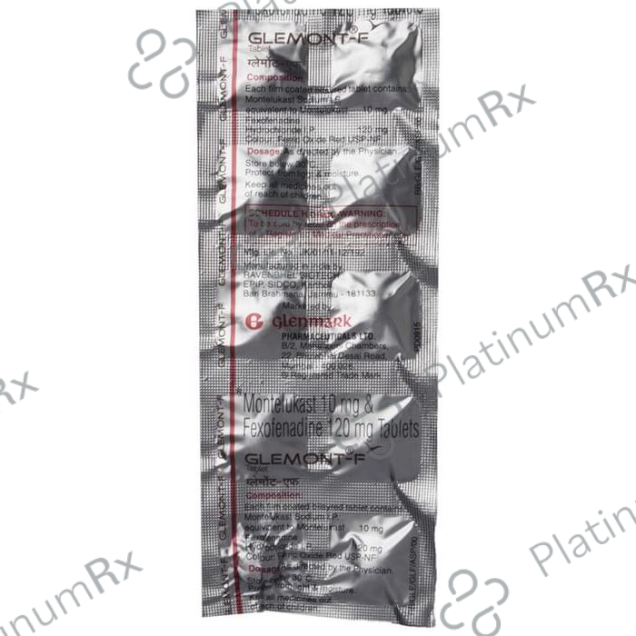 Glemont F 120/10mg Tablet 10s