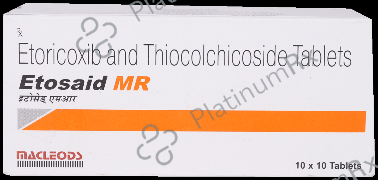 Etosaid MR 60/4mg Tablet 10s