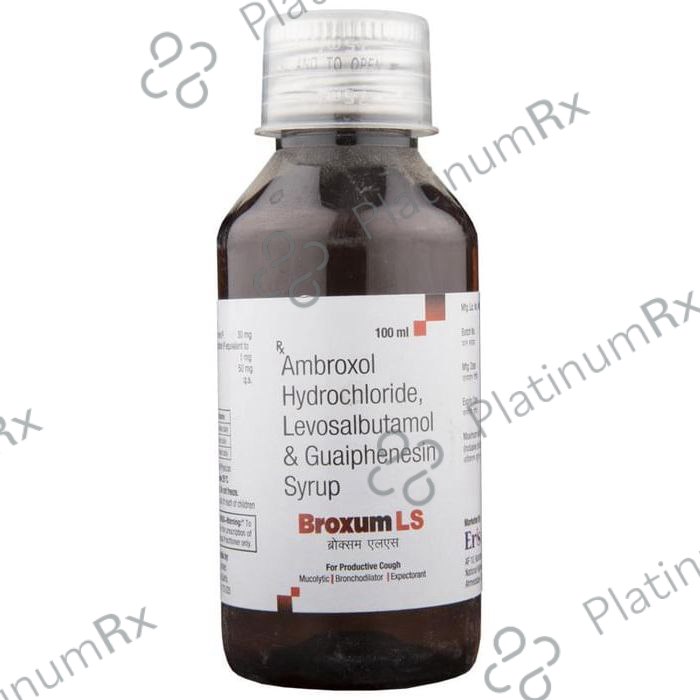 Broxum LS 15/50/1mg Syrup 100ml