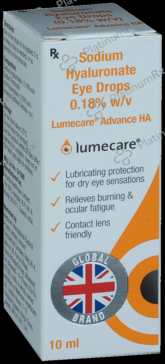 Lumecare Advance HA Eye Drop
