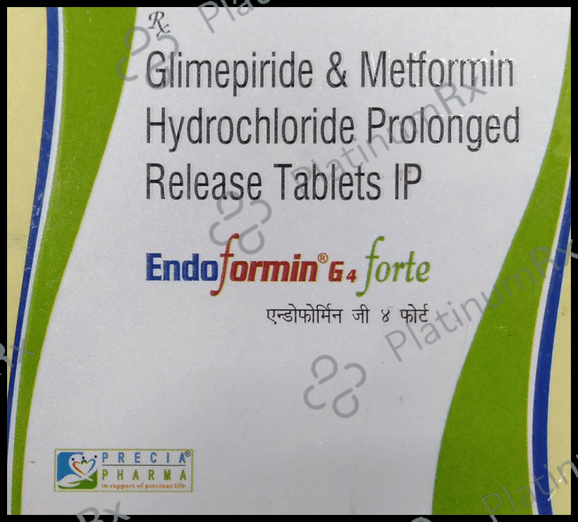 Endoformin G Forte 4mg/1000mg Tablet PR