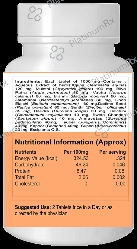 Eternal Life Ayurveda Heart Life Tablet