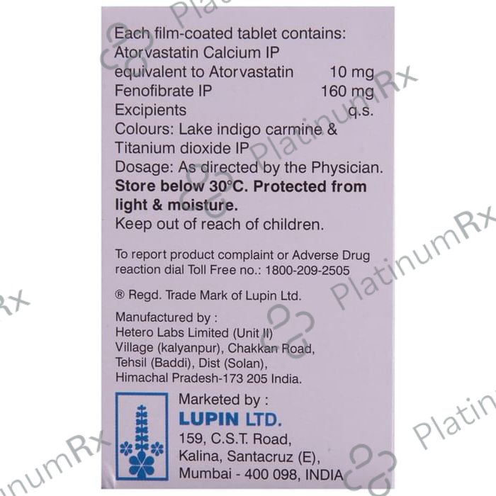 Tonact TG 10/160mg Tablet 15s