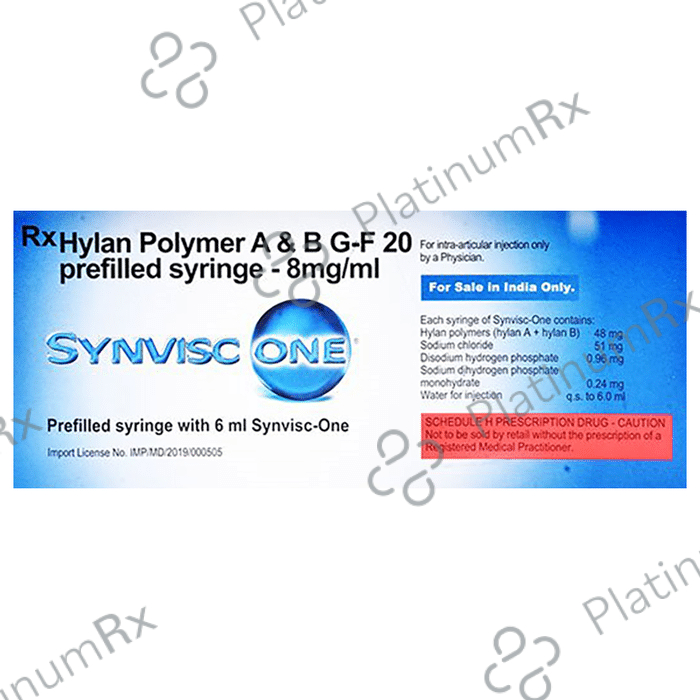 Synvisc Hylan GF 20mg Injection