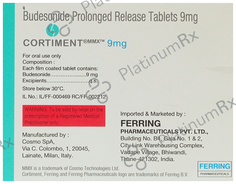 Cortiment Mmx 9mg Tablet PR 10s