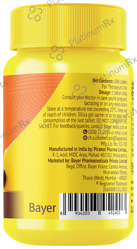 Supradyn Daily Multivitamin Tablet with Minerals, Trace Elements & Amino Acids - For Energy & Immunity