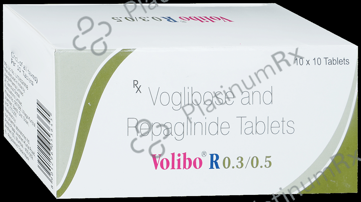 Volibo R 0.5/0.3mg Tablet 10s