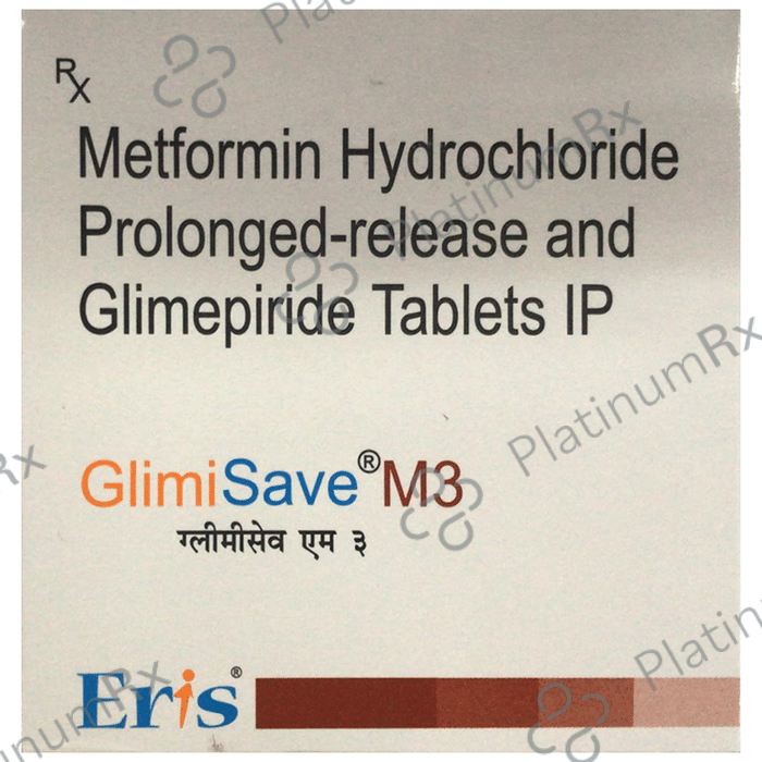 Glimisave M 3/500mg Tablet PR 15s