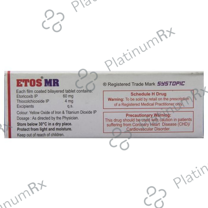 Etos MR 60/4mg Tablet 10s