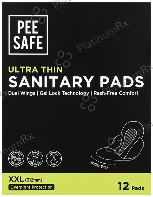 Pee Safe Ultra Thin Sanitary Pads XXL