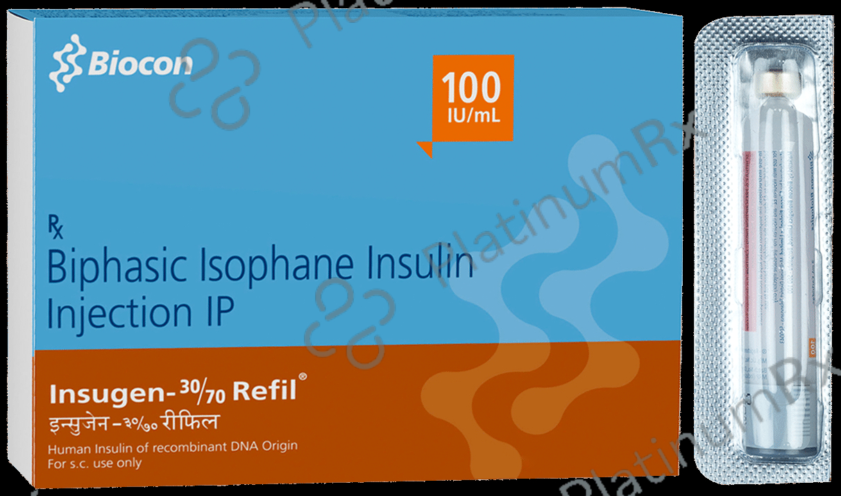 Insugen 30/70 (100 IU/ml) (1*3ml Refill Cartridge / Injection)