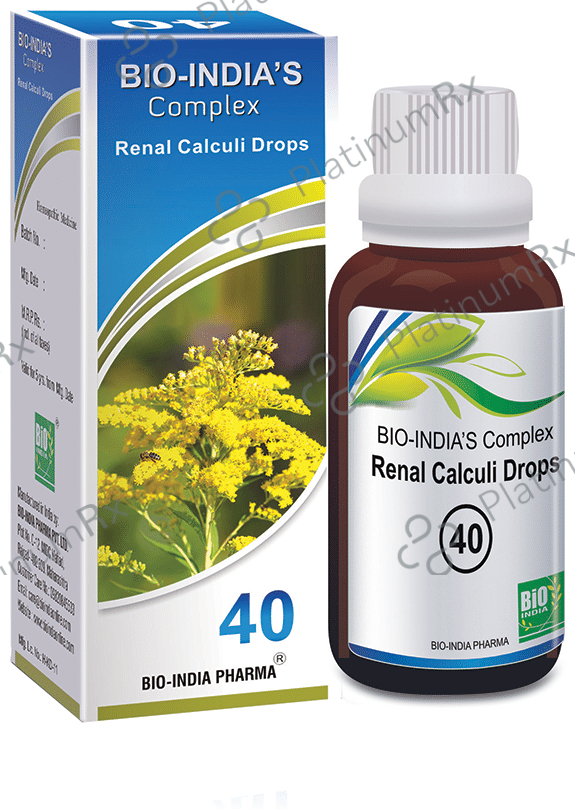 Bio India Complex 40 Renal Calculi Drop