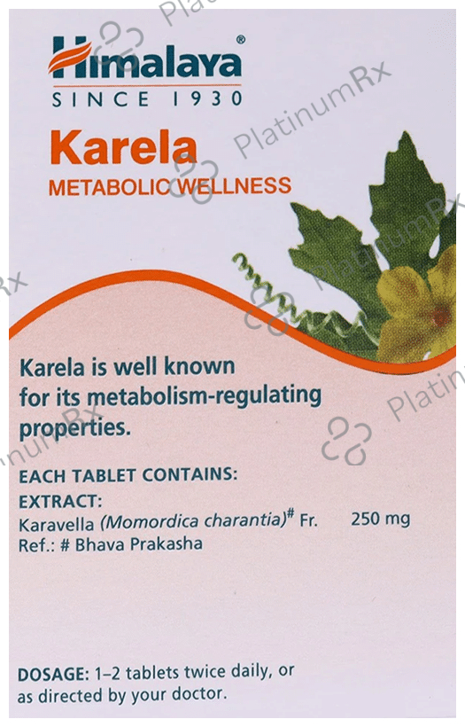 Himalaya Wellness Karela Metabolic Wellness Tablet (60 Each) 2 bottles