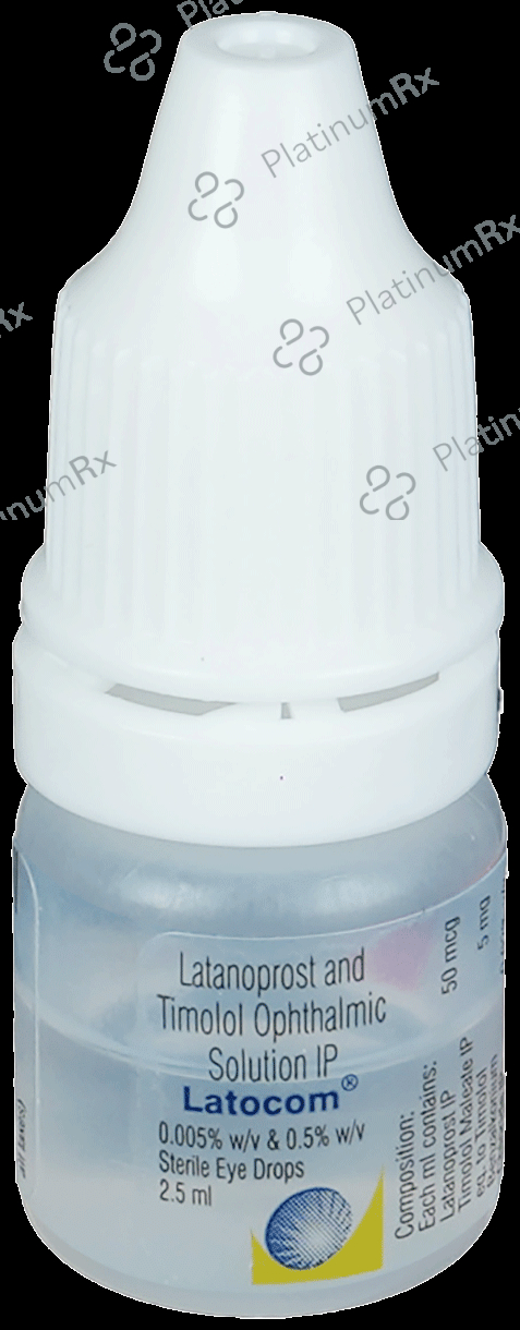 Latocom 50mcg/5mg Eye Drop