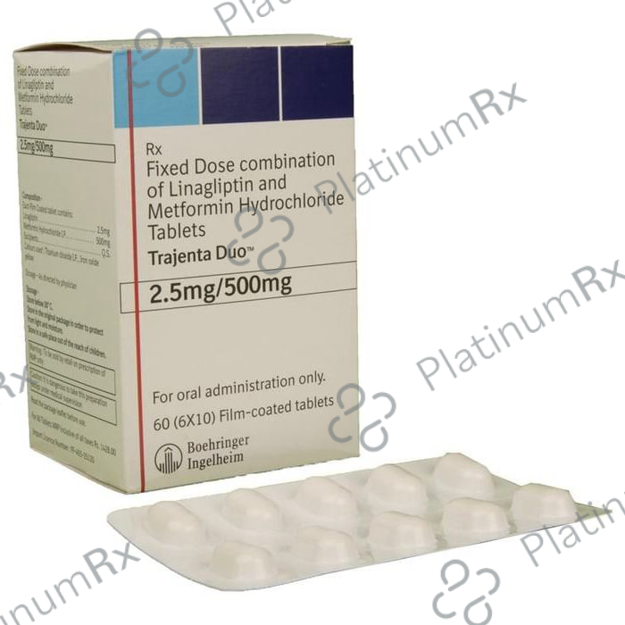 Trajenta Duo 2.5/500mg Tablet 10s