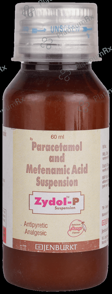 Zydol P 50/125mg Syrup 60ml