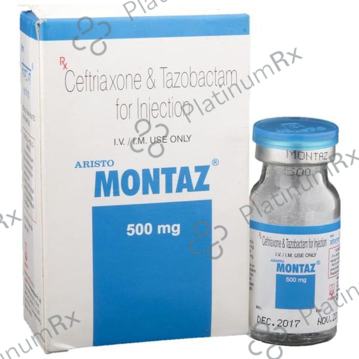 Montaz 500/62.5mg Injection 1s