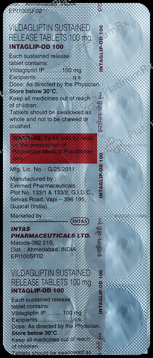 Intaglip-OD 100 Tablet SR