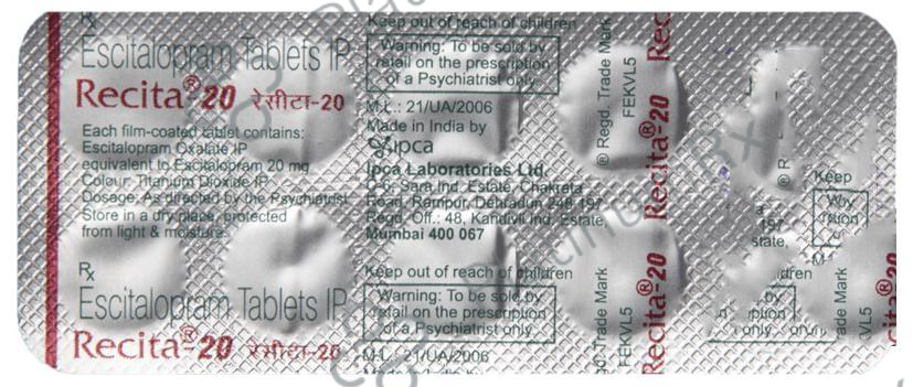 Recita 20mg Tablet 10s