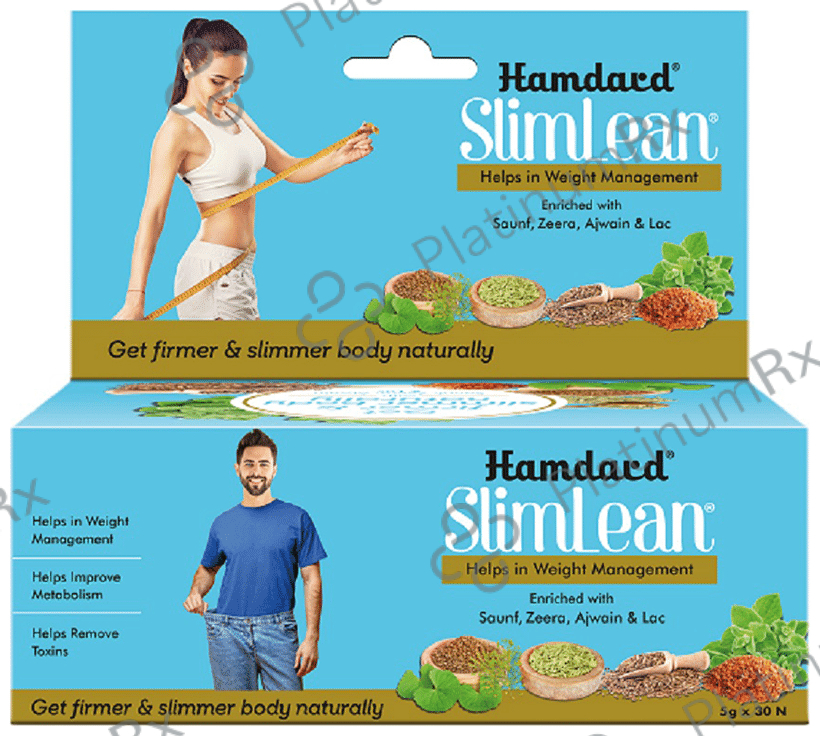 Hamdard Slimlean Sachet (5gm Each) Helps in Weight Management