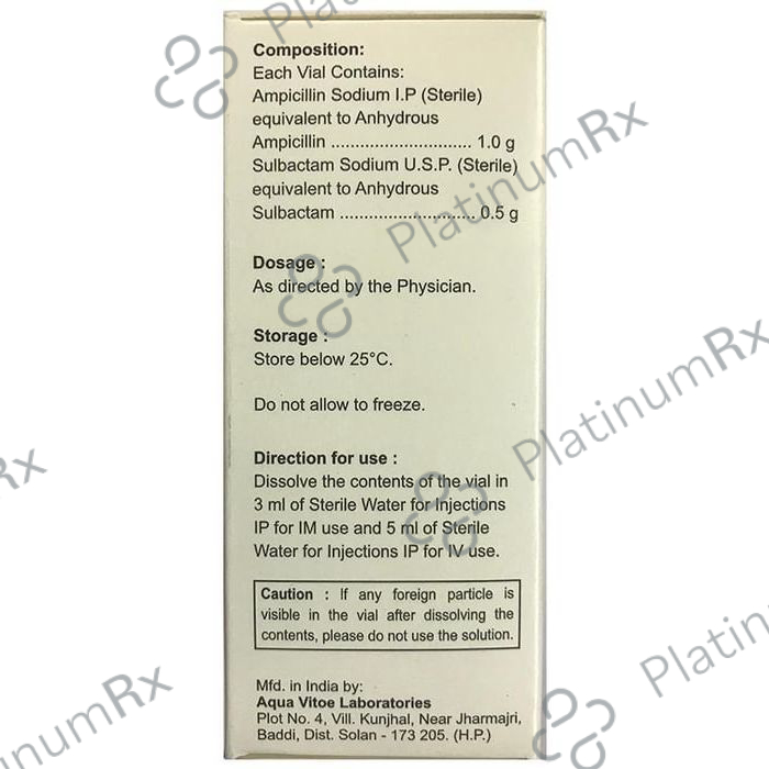 Sultapro 1.5gm Injection