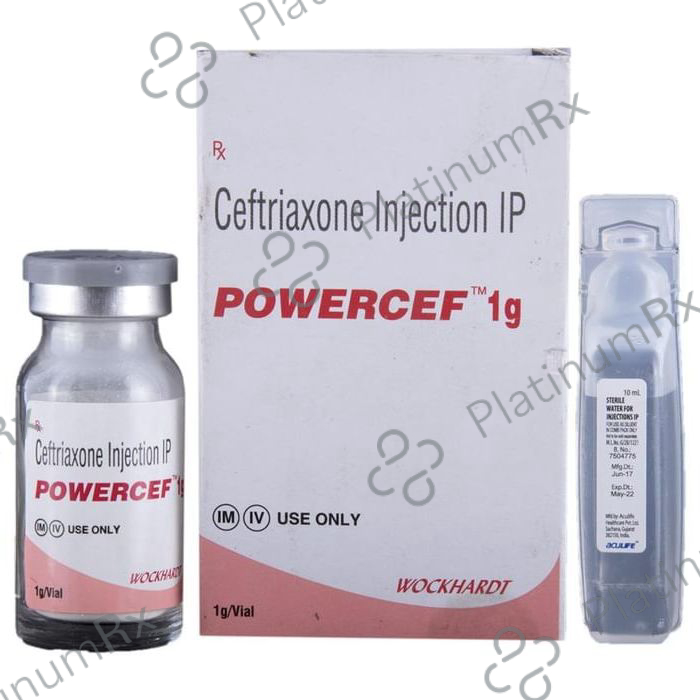Powercef 1gm Injection