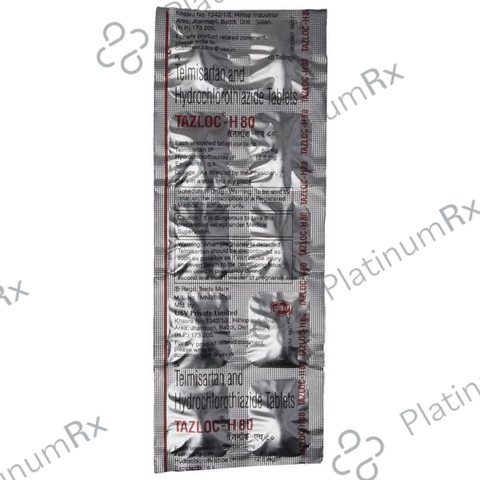 Tazloc H 12.5/80mg Tablet 10s
