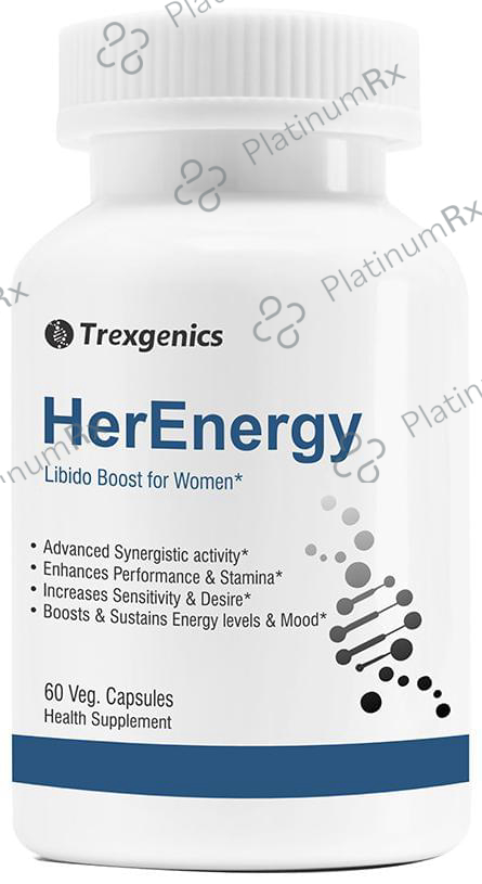 Trexgenics HerEnergy Libido Booster for Women Veg Capsules