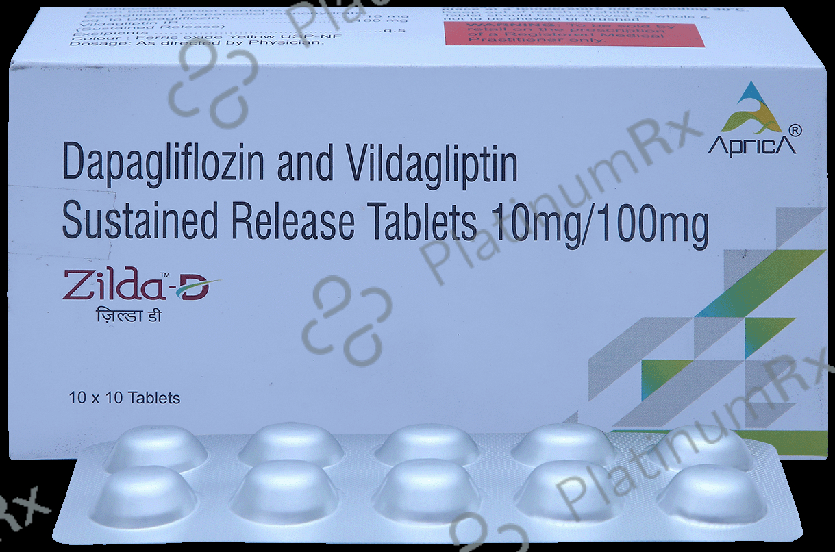 Zilda D 10mg/100mg Tablet