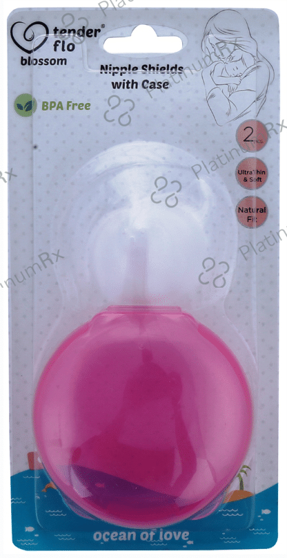 Tender flo Silicon Nipple Shield with Case