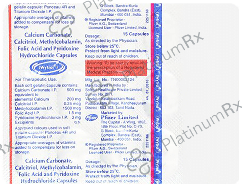 Wytrol Capsule 15 Soft Gelatin Capsule