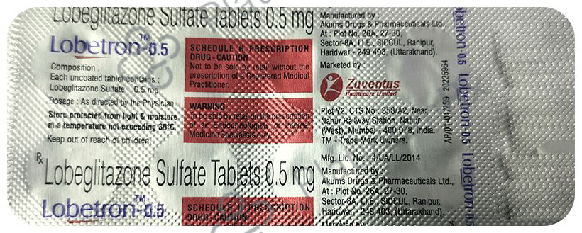 Lobetron 0.5mg Tablet 10s