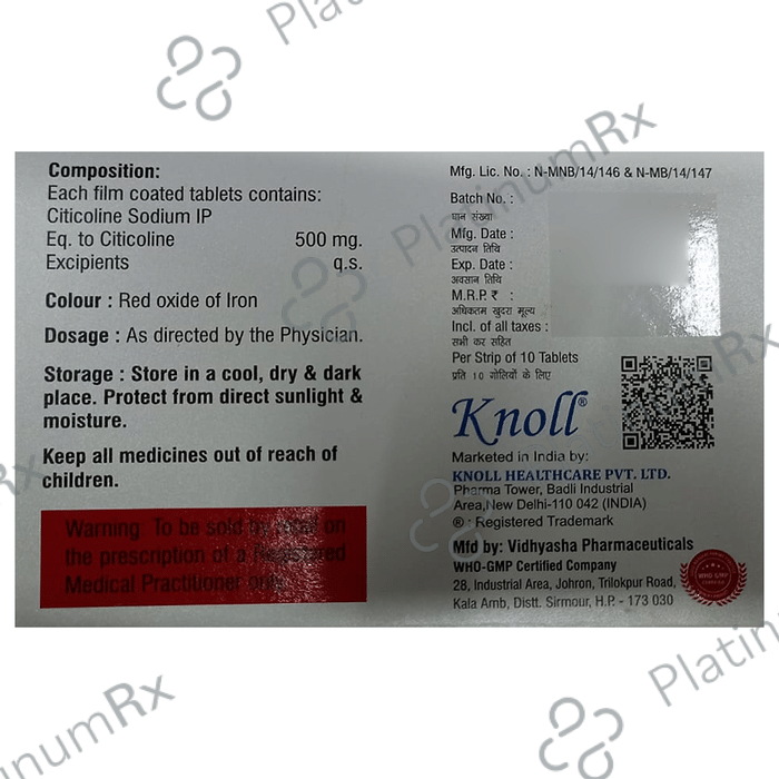 Citinol 500mg Tablet