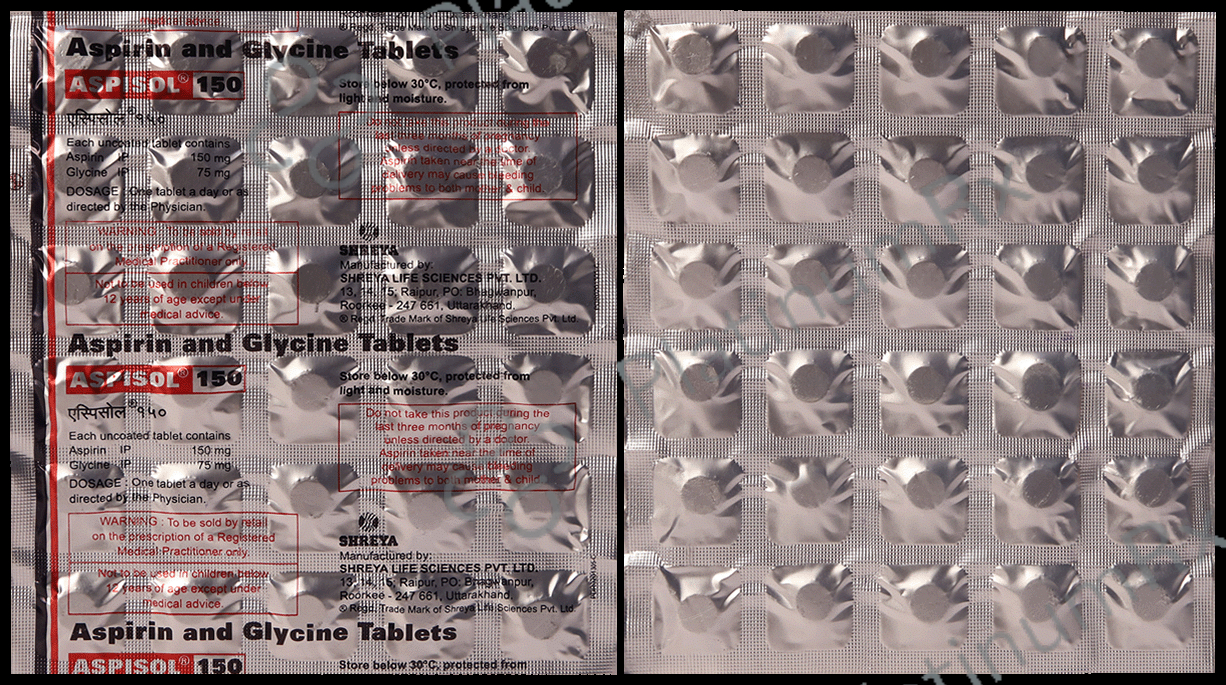 Aspisol 150/75mg Tablet 30s
