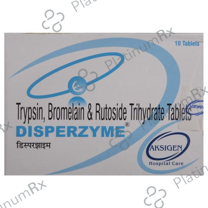 Disperzyme 180/200/96mg Tablet 10s