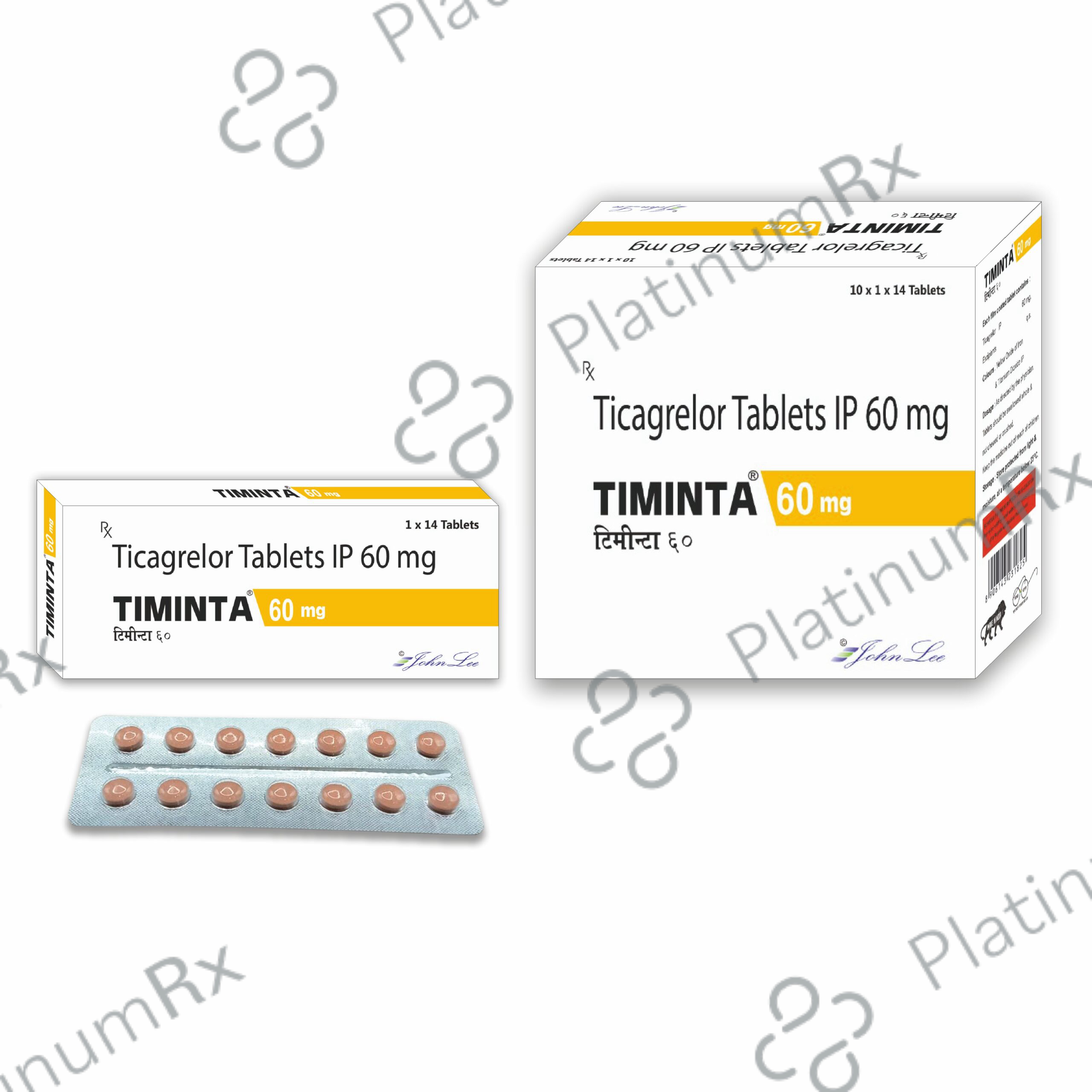 Timinta 60mg Tablet 14s