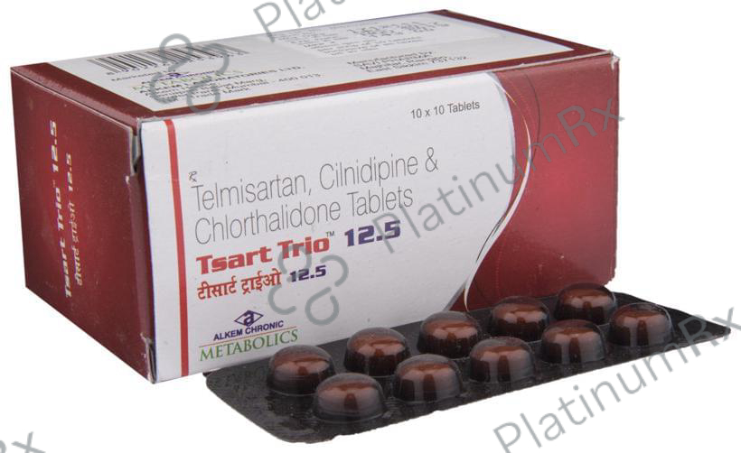 Tsart Trio 12.5/10/40mg Tablet 10s