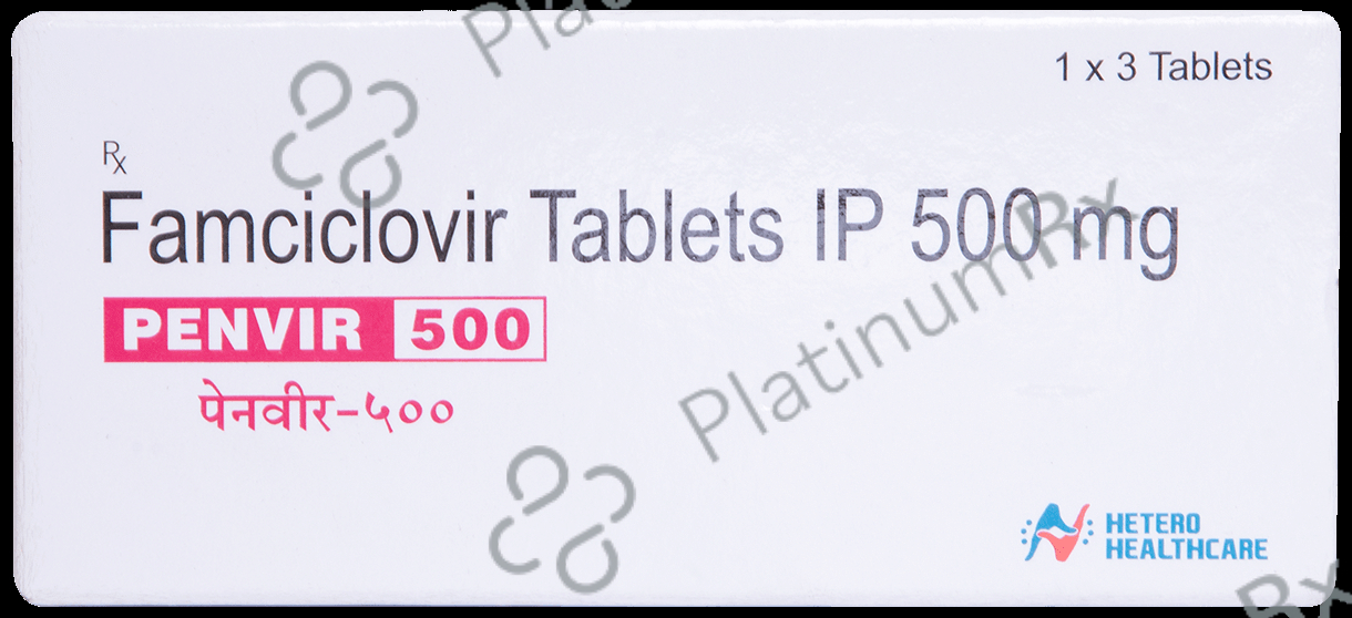 Penvir 500mg Tablet 3s