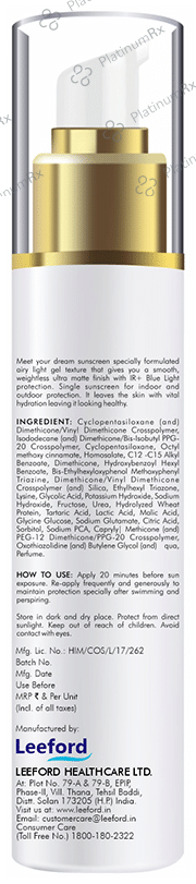 Meglow Pro-Care Day Defense Transparent Sun Screen Gel SPF 30
