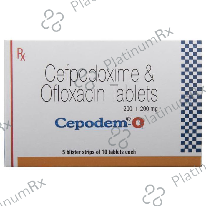 Cepodem O 200/200mg Tablet 10s