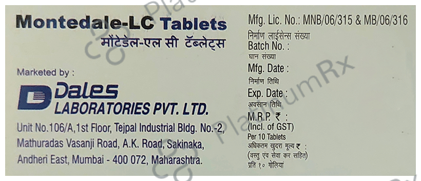 Montedale-LC Tablet