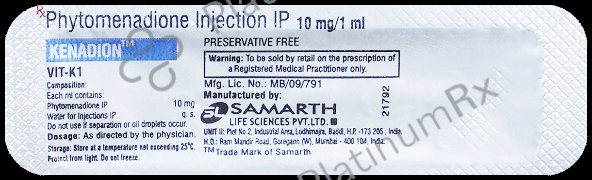Kenadion 10mg Injection 1ml