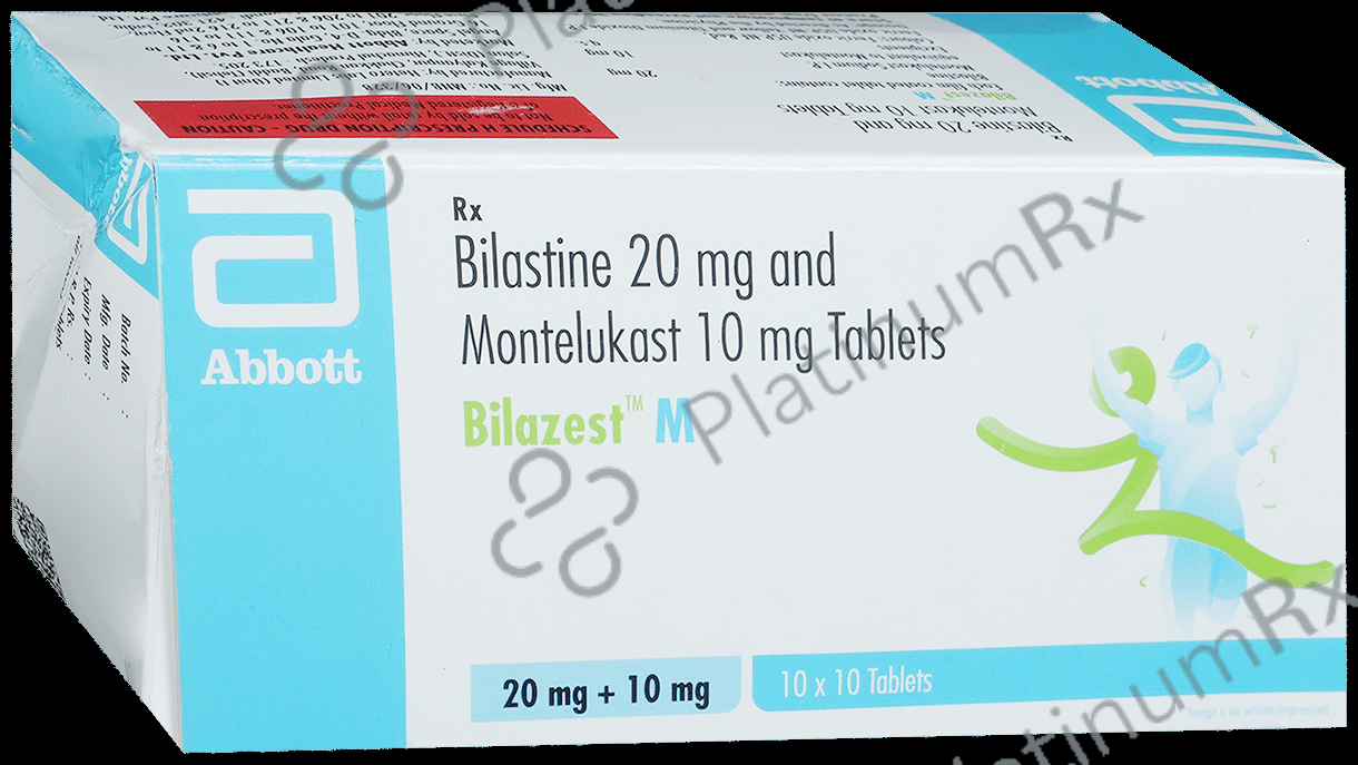 Bilazest M 20/10mg Tablet 10s