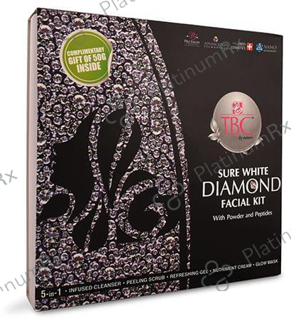 TBC Facial Kit (Complimentary Gift of 50gm Inside) Sure White Diamond