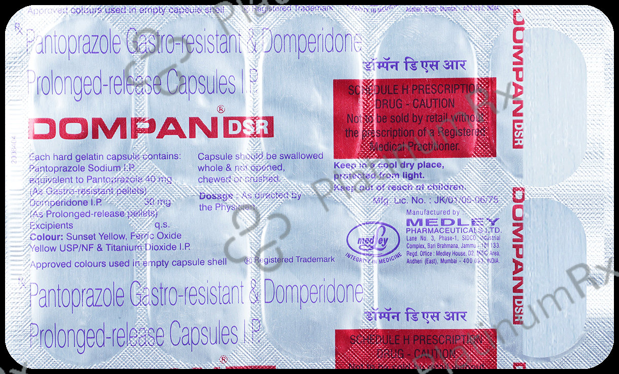 Dompan D 30/40mg Capsule SR 10s
