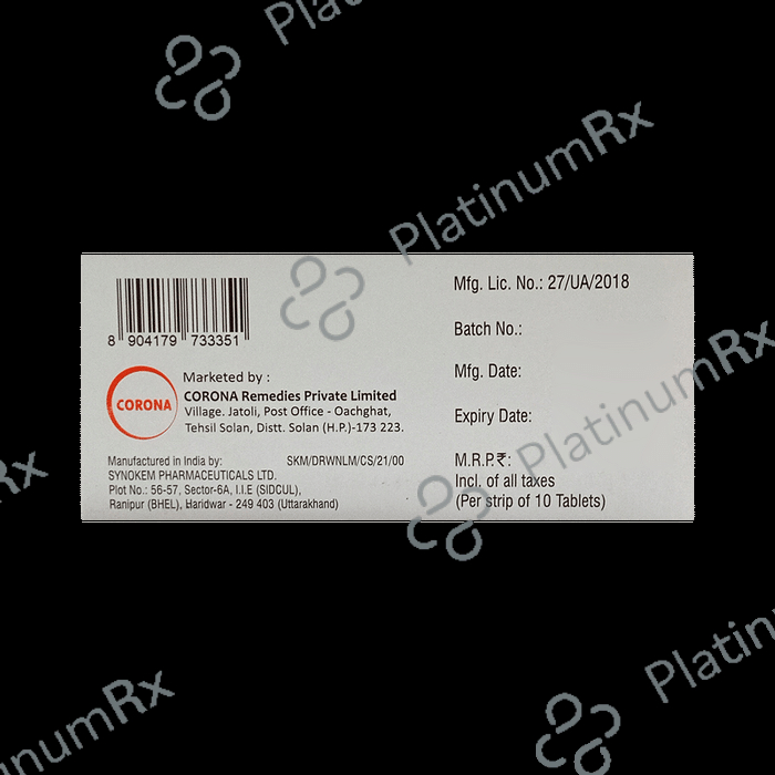 Drownil M 20/10mg Tablet 10s