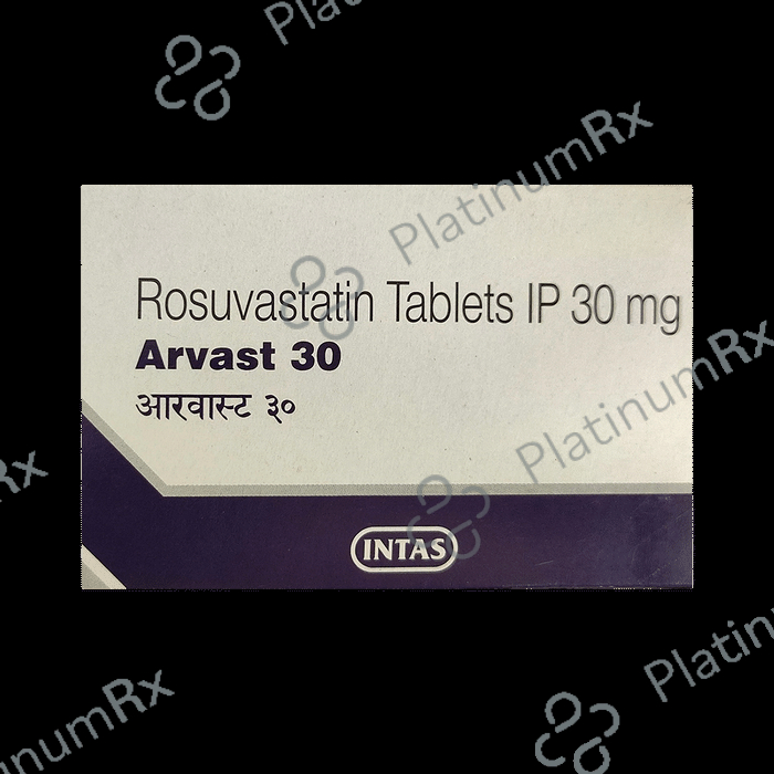 Arvast 30mg Tablet 10s