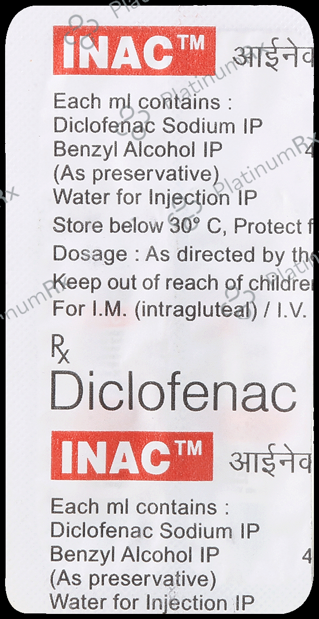 Inac 25mg Injection 3ml