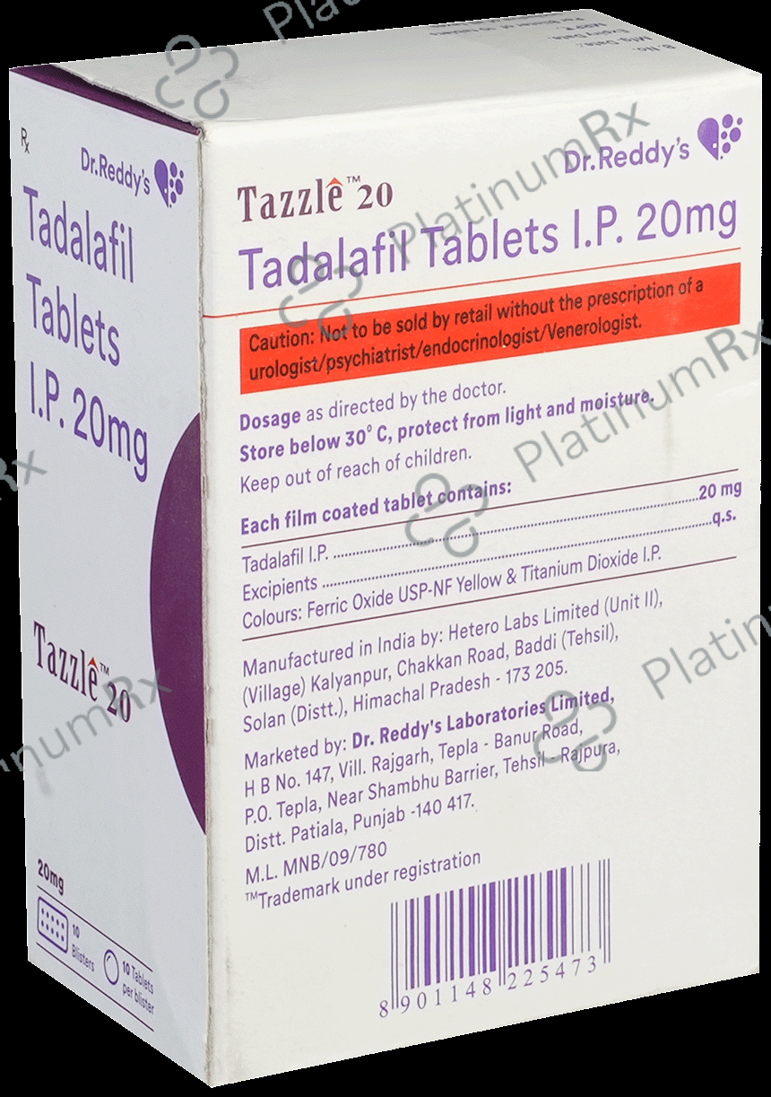 Tazzle 20mg Tablet 10s